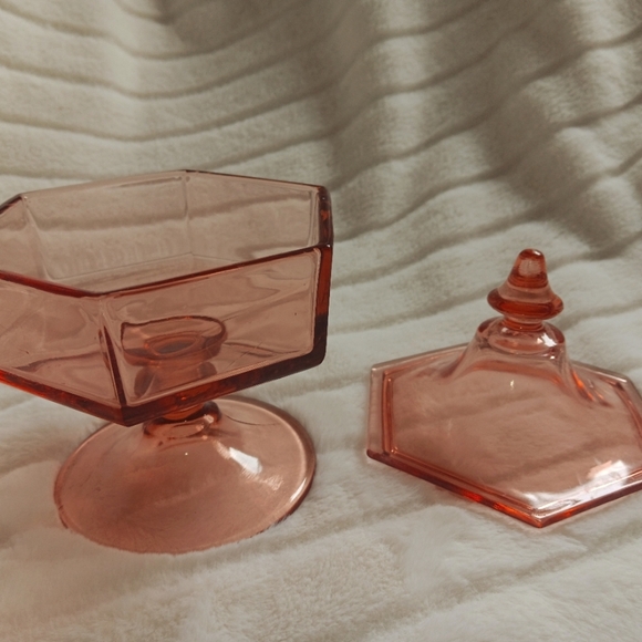 Glass candy compote 8' - Picture 2 of 7